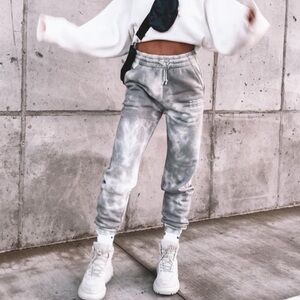 Vitality Affirmation Sweat Pant Cyclone Gray White Size Large